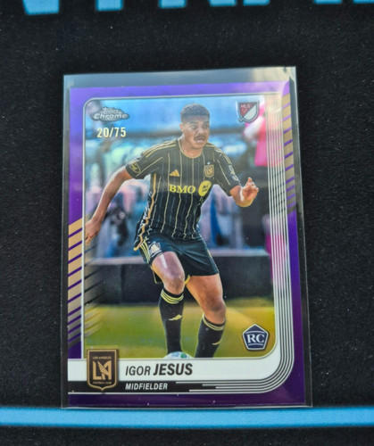 Igor Jesus 2025 Topps Chrome Purple /75