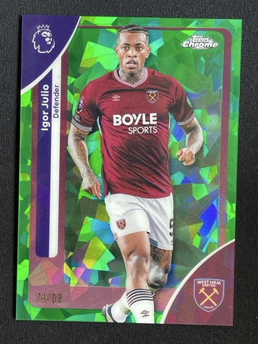Igor Julio 2025 Topps Chrome Green Sapphire /99