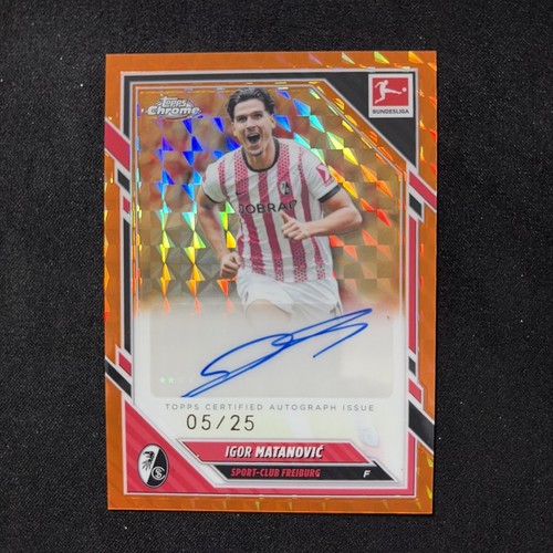 Igor Matanovic 2025 Topps Bundesliga Chrome /25