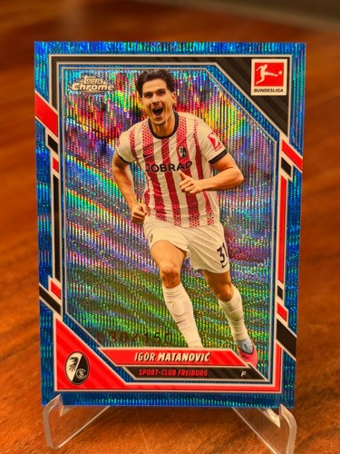 Igor Matanovic 2025 Topps Chrome Blue Lava /150