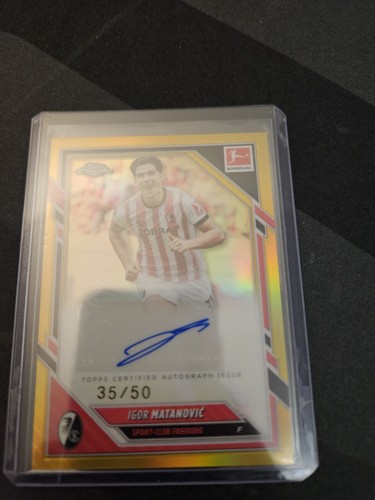 Igor Matanovic 2025 Topps Chrome Bundesliga /50
