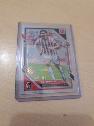 Igor Matanovic 2025 Topps Chrome Bundesliga Refractor /52