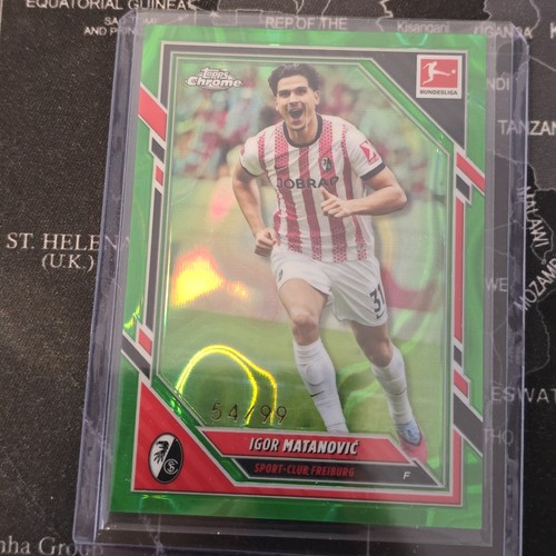 Igor Matanovic 2025 Topps Chrome Green Lava /99