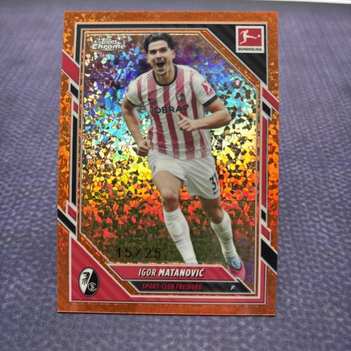 Igor Matanovic 2025 Topps Chrome Orange Refractor /25