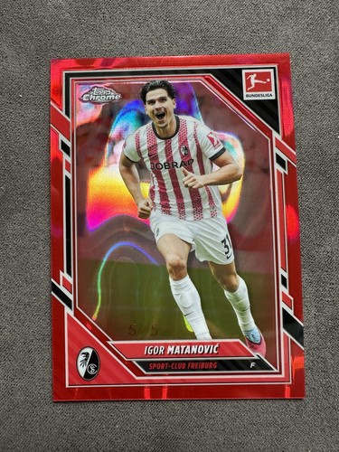 Igor Matanovic 2025 Topps Chrome Red Lava /5