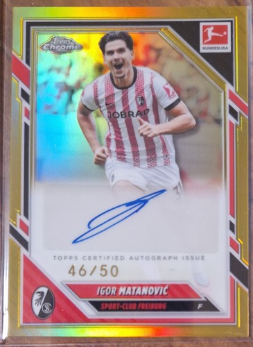 Igor Matanovic 2025 Topps Chrome True Gold /50