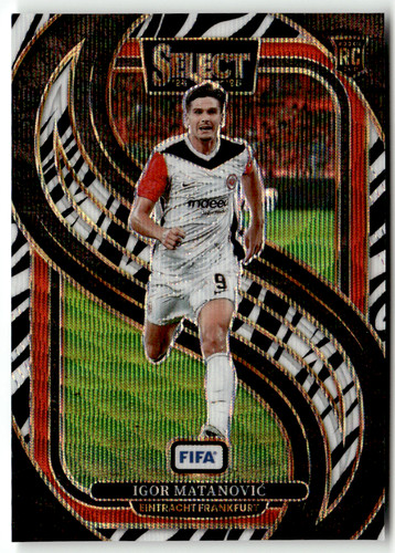 Igor Matanovic 2024 Panini Select Zebra Prizm
