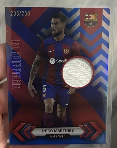 Iñigo Martínez 2024 Topps Barcelona Team Set /250