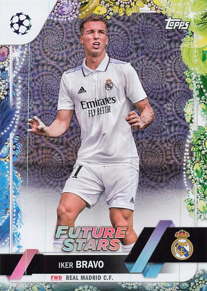 Iker Bravo 2022 Topps UEFA Club Competitions Carnaval Edition