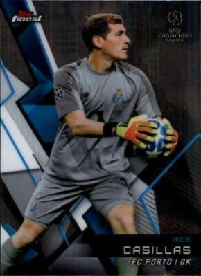 Iker Casillas 2018 Topps Finest UEFA 39