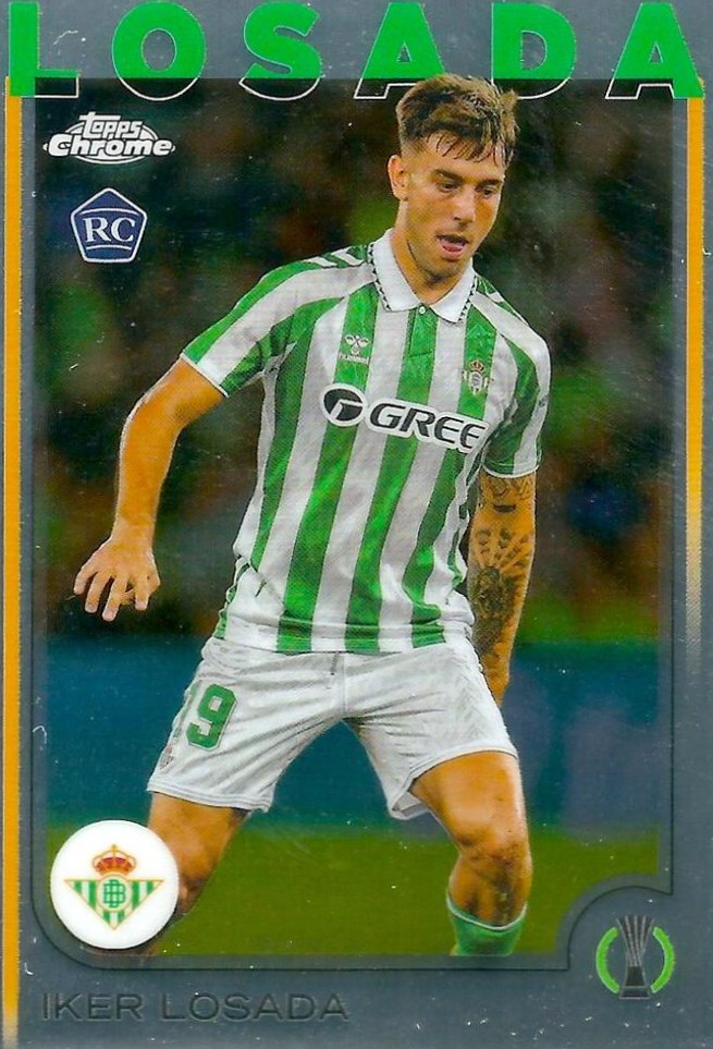 Iker Losada 2024 Topps Chrome UEFA Club Competitions
