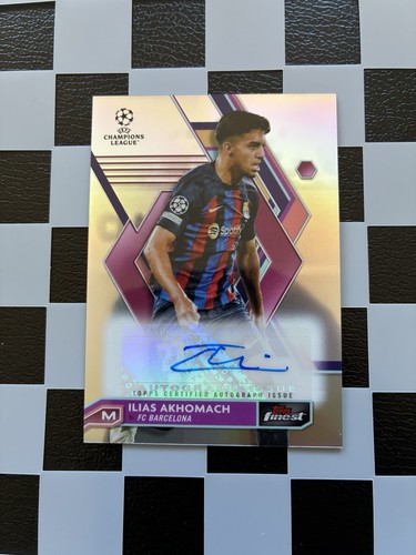 Ilias Akhomach 2022 Topps Finest