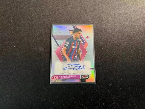 Ilias Akhomach 2022 Topps Finest Silver