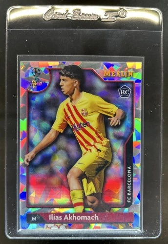 Ilias Akhomach 2021 Topps Merlin Chrome Atomic Refractor /250