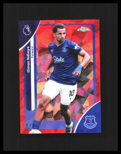 Iliman Ndiaye 2026 Topps Chrome Sapphire Red /5