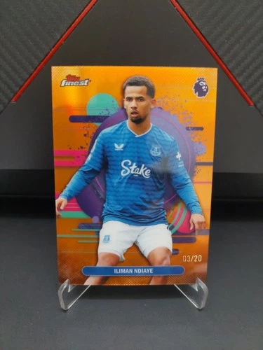 Iliman Ndiaye 2025 Topps Finest Orange /20