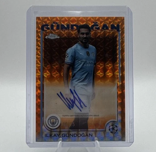 Ilkay Gündogan 2024 Topps Chrome Orange /25