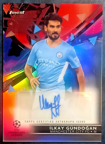Ilkay Gündogan 2021 Topps Finest Refractor