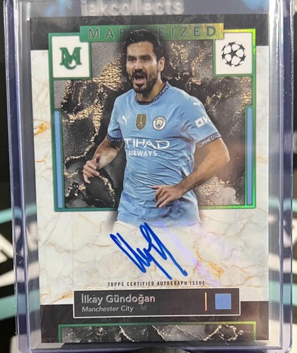 Ilkay Gündogan 2024 Topps Museum Marbleized 1/1