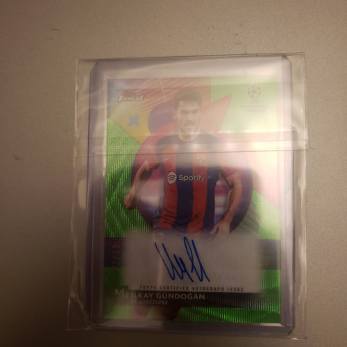 Ilkay Gundogan 2023 Topps Finest Green /99