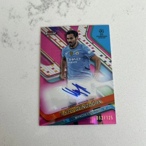 Ilkay Gundogan 2024 Topps Finest Pink /125