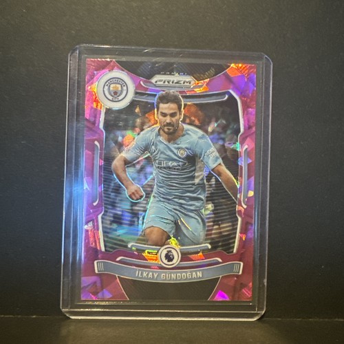 Ilkay Gundogan 2021 Panini Prizm Pink Cracked Ice