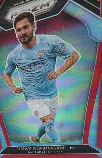 Ilkay Gundogan 2020 Panini Prizm Premier League Red /149