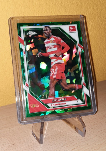 Ilyas Ansah 2025 Topps Bundesliga Chrome Sapphire /99