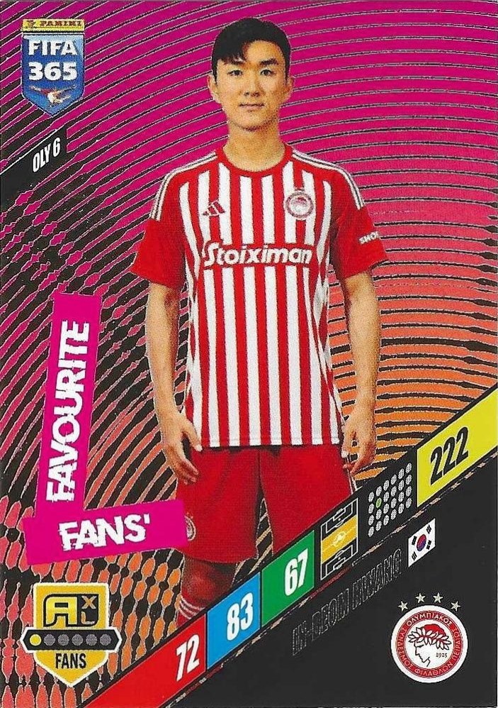 In beom Hwang 2024 Panini Adrenalyn XL FIFA 365