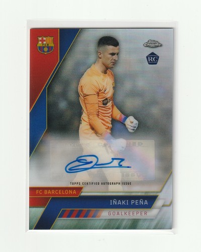 Inaki Pena 2022 Panini Chrome Refractor