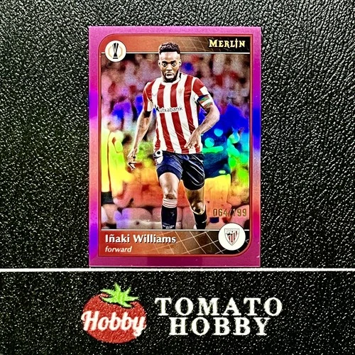 Inaki Williams 2024 Topps Merlin Chrome Pink Refractor /199