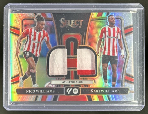 Inaki Williams & Nico 2024 Panini Select Silver Prizm