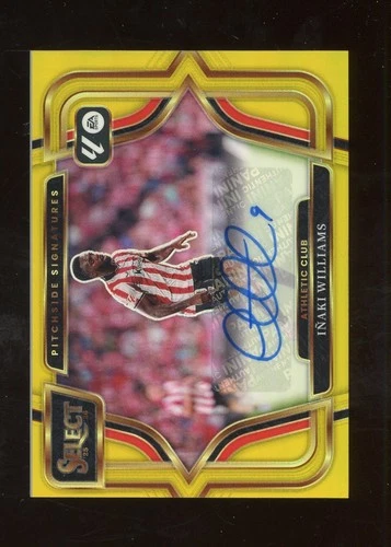 Inaki Williams 2026 Panini Select Gold Prizm /7