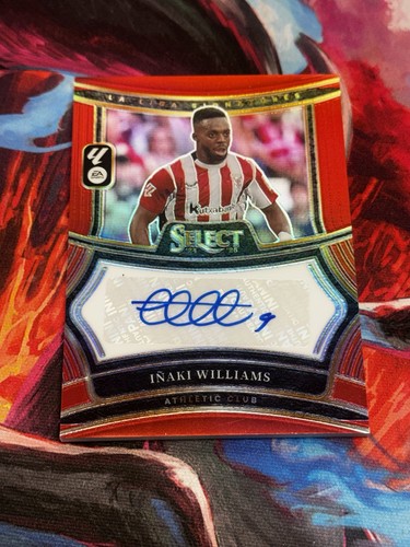 Inaki Williams 2024 Panini Select Red Prizm