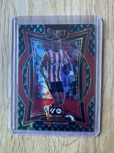 Inaki Williams 2024 Panini Select Red Prizm /28