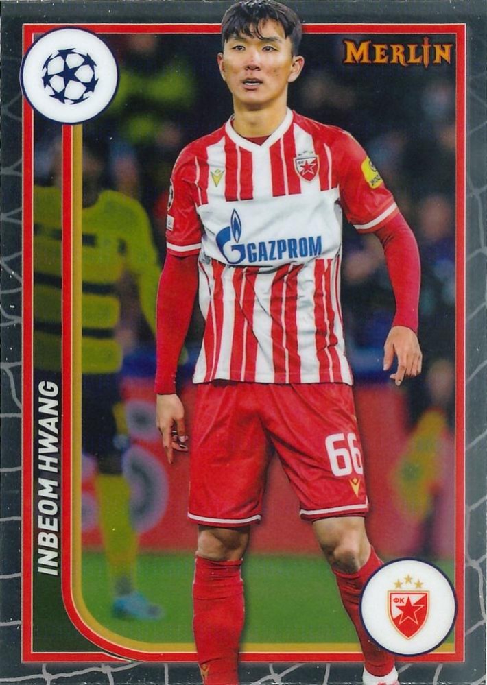 Inbeom Hwang 2023 Topps Merlin UEFA Club Competitions