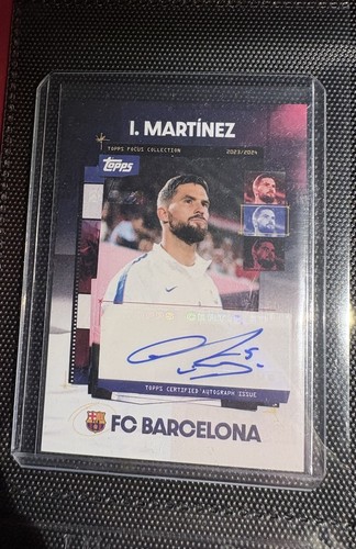 Inigo Martinez 2024 Topps FC Barcelona Focus