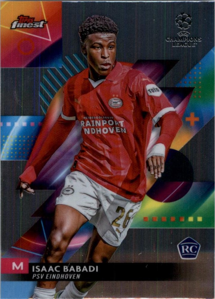 Isaac Babadi 2023 Topps Finest UEFA Club Competitions