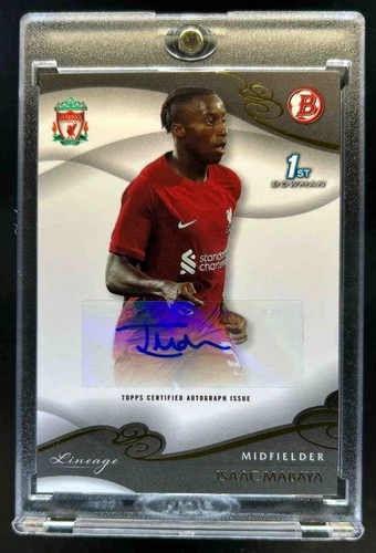 Isaac Mabaya 2022 Topps Liverpool Lineage 1st