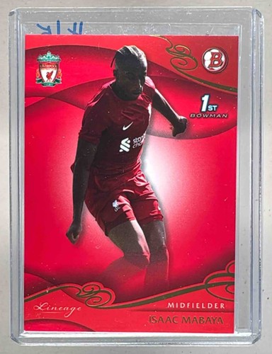 Isaac Mabaya 2022 Topps Liverpool Lineage Rosso /5