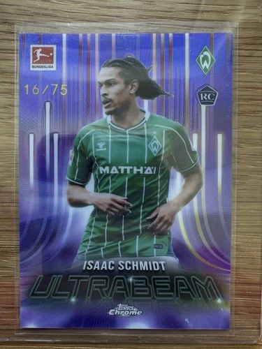 Isaac Schmidt 2025 Topps Bundesliga Chrome Purple /75
