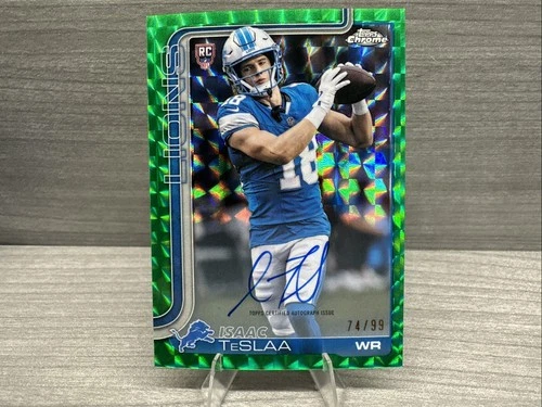 Isaac Teslaa 2025 Topps Chrome Green Geometric /99
