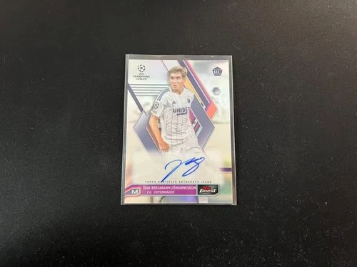 Isak Bergmann Johannesson 2023 Topps Finest Silver