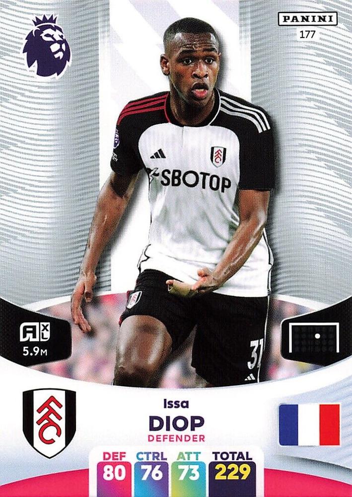 Issa Diop 2024 Panini Adrenalyn XL Premier League