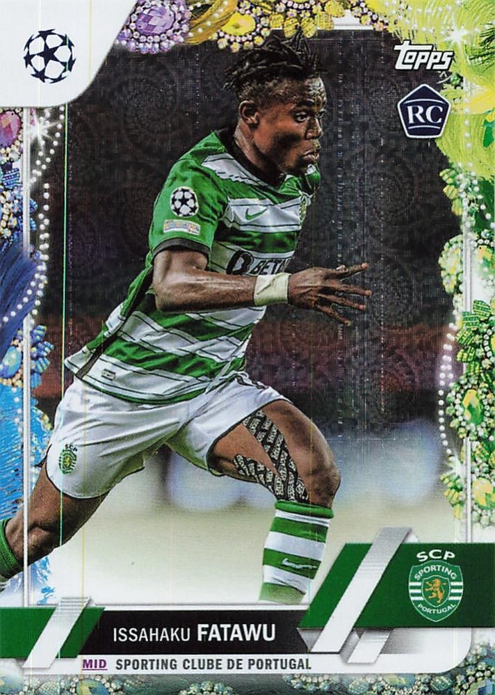 Issahaku Fatawu 2022 Topps UEFA Club Competitions Carnaval Edition