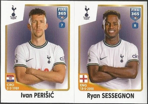 Ivan Perisic / Ryan Sessegnon 2023 Panini FIFA 365