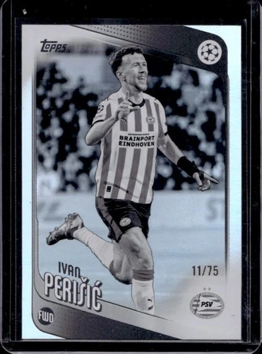 Ivan Perisic 2025 Topps UEFA Black & White Foil /75