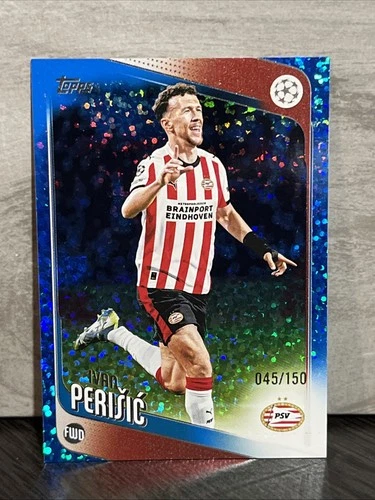 Ivan Perisic 2026 Topps UEFA Club Competitions Blue Speckle Foil /150