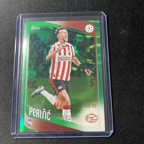 Ivan Perisic 2026 Topps UEFA Club Competitions Green Raindrops /99