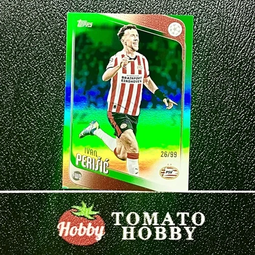 Ivan Perisic 2025 Topps UEFA Club Competitions Green Refractor /99